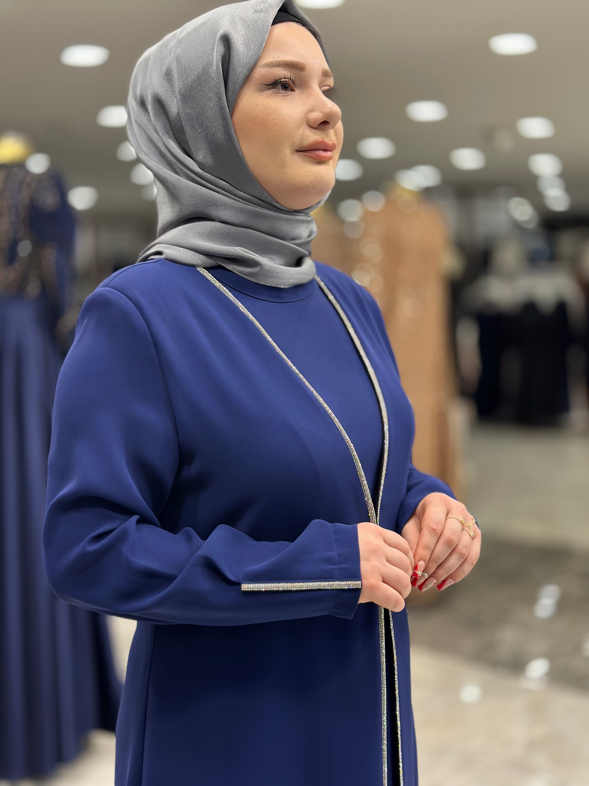 juki 5532 abaya sahte takim indigo (2)
