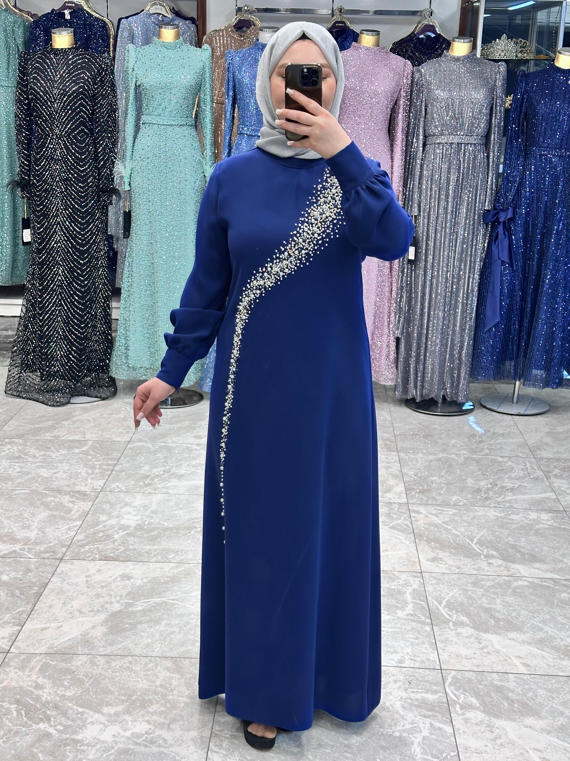 juki 5725 boncuk islemeli elbise saks (2)