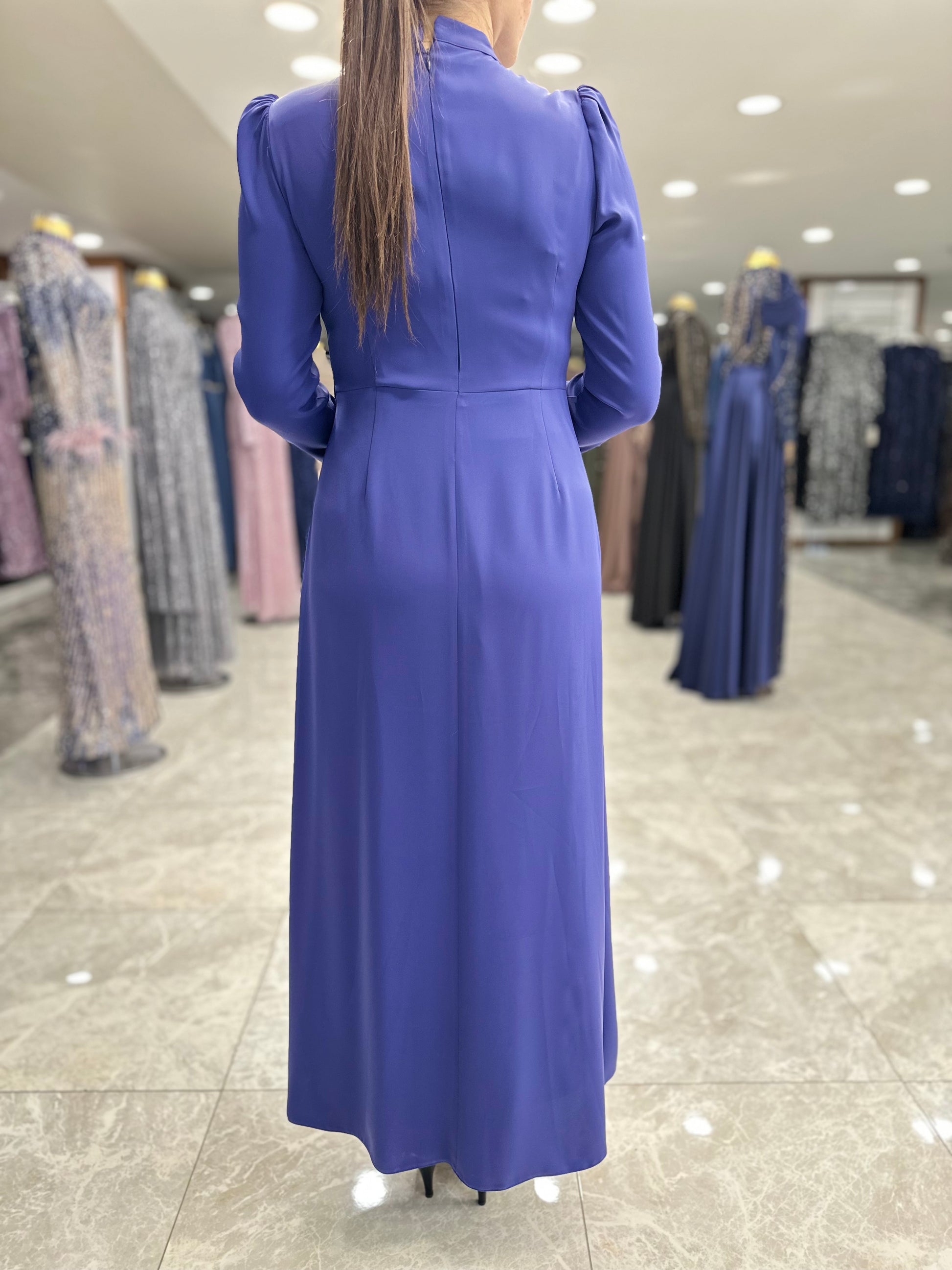 juki 5812 saten elbise lila (1)