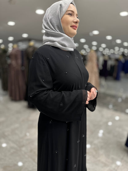 musab 2405 tasli asratli sifon ferace  siyah (3)